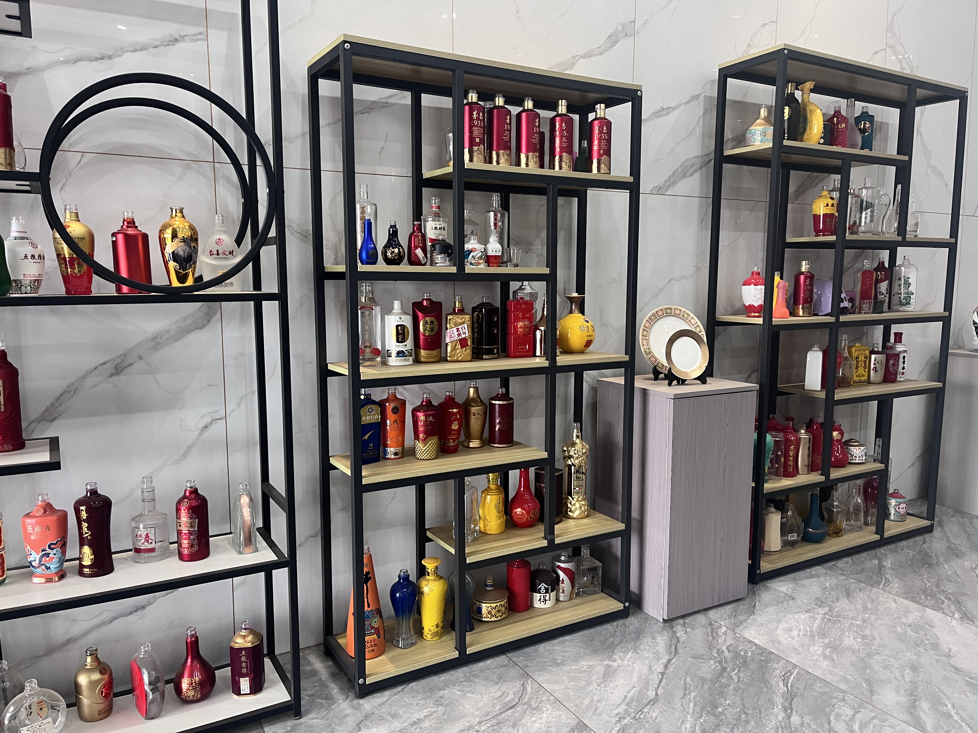 The label on the wine bottle